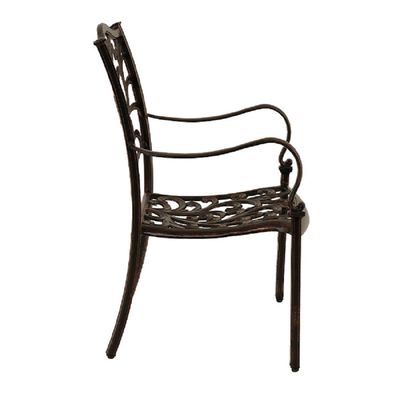 Arm Chair -Santorini Style-60x62x92Cm-Aluminum-1Year