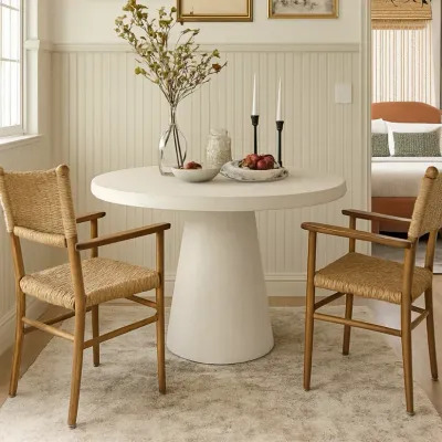Tulip Concrete Indoor/Outdoor Dining Table Sand