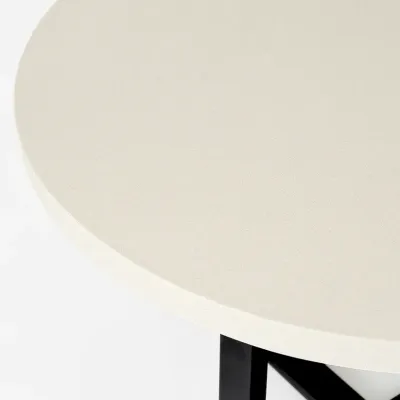 Grace Indoor/Outdoor Round Dining Table Sand Grace Indoor/Outdoor Round Dining Table Sand