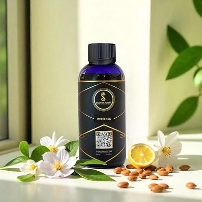 White Tea Fragrance Oil For Diffusers 500Ml | Fresh Citrus & Floral Blend With White Lemon, Tea & Musk | Aromatherapy For Home, Office & Commercial Use | Calming & Refreshing Scent