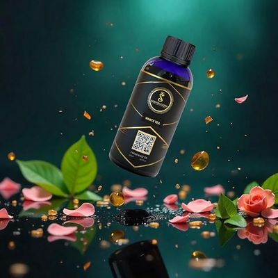White Tea Fragrance Oil For Diffusers 500Ml | Fresh Citrus & Floral Blend With White Lemon, Tea & Musk | Aromatherapy For Home, Office & Commercial Use | Calming & Refreshing Scent