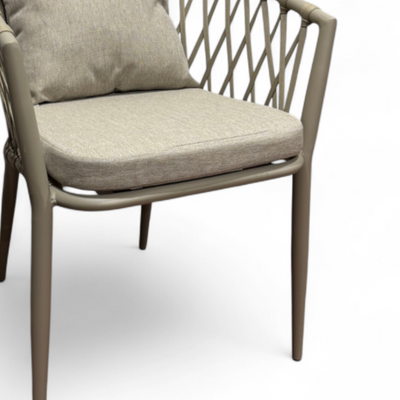 Suzx Modern Outdoor Lounge Armchair Weather-Resistant Patio Sofa