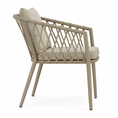 Suzx Modern Outdoor Lounge Armchair Weather-Resistant Patio Sofa