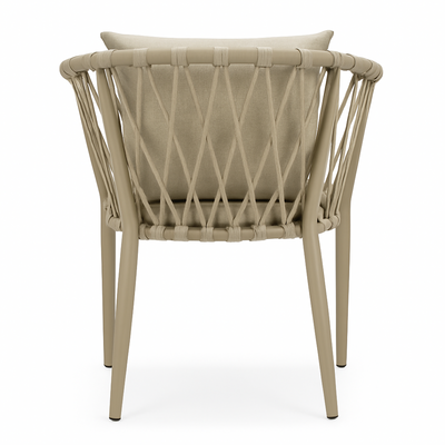 Suzx Modern Outdoor Lounge Armchair Weather-Resistant Patio Sofa