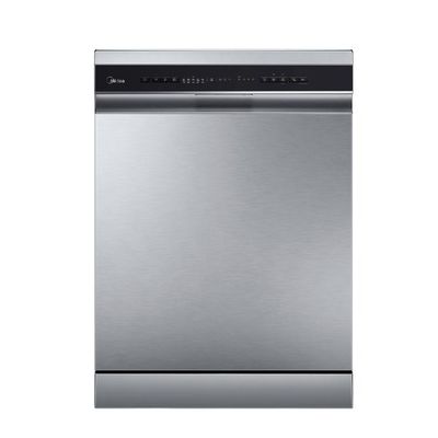Midea 14 Place Settings 8 Programs Dishwasher | Color Silver WQP14-W7633CS