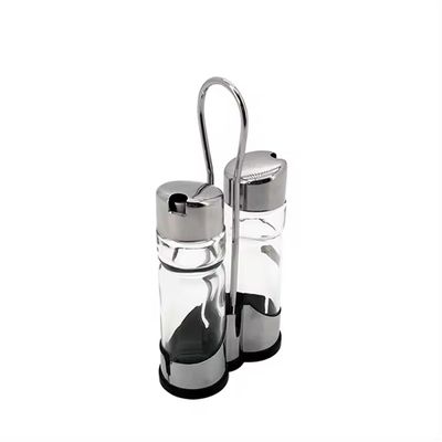 Cuisine Art Soda Lime Glass Oil Vinegar Set, 170ml, 2 Pieces, Transparent