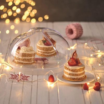 Snips Pastries Keeper with Tray & Dome Cover – 24cm, Made in Italy