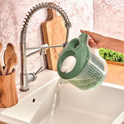 Snips Wash & Dry Salad Spinner 3L with Ergonomic Handle – Made in Italy