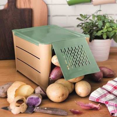 Snips Potato & Vegetable Keeper 3KG with Ventilated Lid – Made in Italy
