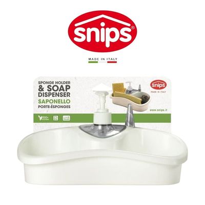 Snips Sponge Holder & Soap Dispenser Dishwashing Set – Made in Italy