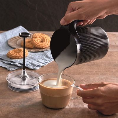 Snips Cremix Cappuccino Milk Frother – Black, Made in Italy