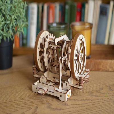 Ugears, Made in Europe, 3D Wooden Puzzle STEM Differential Model Kit, DIY, Self-Assembly Mechanical Engineering Toy, Educational Science Model with AR App Support, Perfect for Gifting, UGR-70132