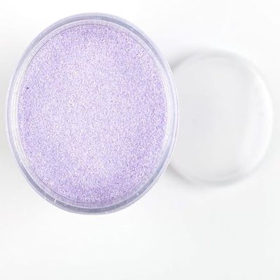 Pearled Candle Wax Sand With 20 Eco Wicks - Purple - 500g