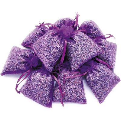 Dry Lavender Flower Buds in Drawstring Sachets (Pack of 10)