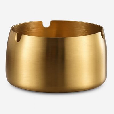 Stainless Steel Ashtray - Gold