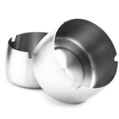 Stainless Steel Ashtray - Silver