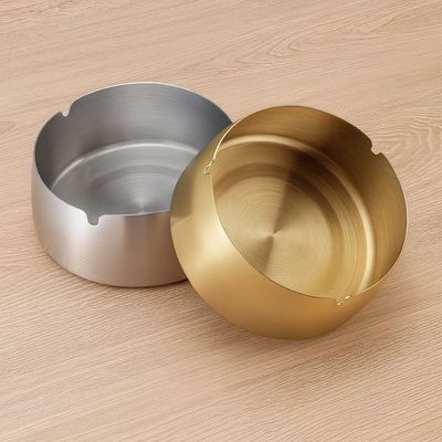 Stainless Steel Ashtray - Silver