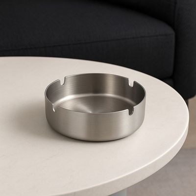 Steel Sentury Outdoor Ashtray - Silver