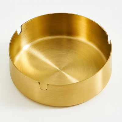 Steel Sentury Outdoor Ashtray - Gold