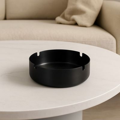 Steel Sentury Outdoor Ashtray - Black