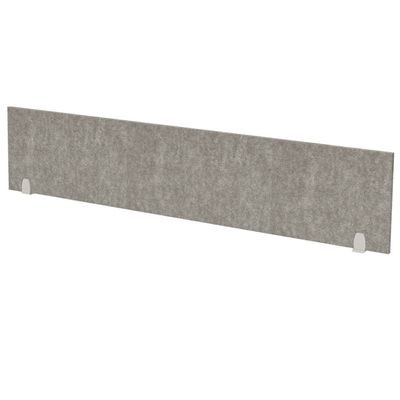Mahmayi 200x40 Acoustic Desk Privacy Divider Panel - Noise Reducing Partition for Workstations, Libraries and Offices - Grey