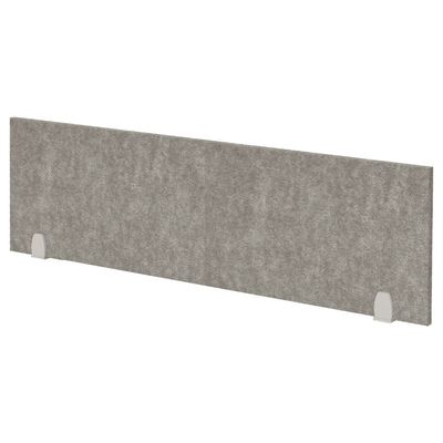Mahmayi 140x40 Acoustic Desk Privacy Divider Panel - Noise Reducing Partition for Workstations, Libraries and Offices - Grey