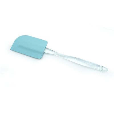 Beram Silicone Spatula Mint Green Heat-Resistant Platinum Silicone Heads Clear Ergonomic Handles Dishwasher Safe BPA-Free Ideal for Baking Cooking & Mixing (Single Spatula Mint Green)
