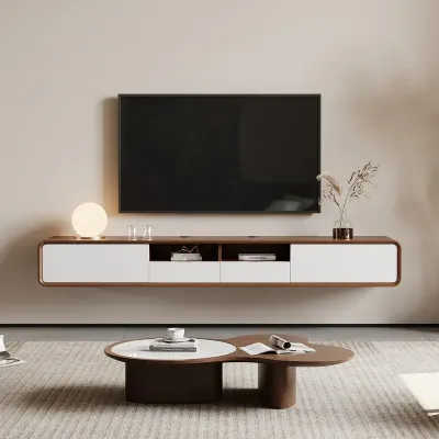 Livra Modern Media Console Brown | Modern Tv Stand | Tv Unit