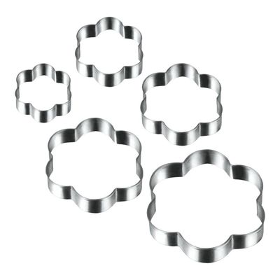 Metaltex 5-Piece Flower Cookie Cutter Set – Stainless Steel, Assorted Sizes for Baking & Crafts Metaltex 5-Piece Flower Cookie Cutter Set – Stainless Steel, Assorted Sizes for Baking & Crafts