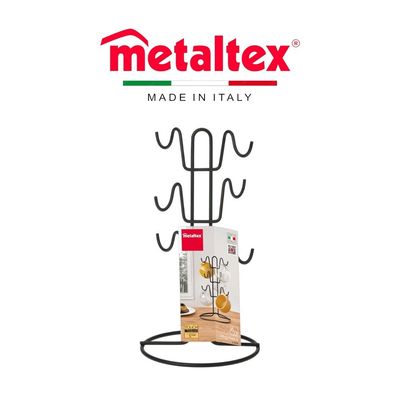 Metaltex 6-Mug Holder – Mug Tree Stand for Cups, Holds up to 6 Mugs, Touch-Therm Coating – LAVA Metaltex 6-Mug Holder – Mug Tree Stand for Cups, Holds up to 6 Mugs, Touch-Therm Coating – LAVA