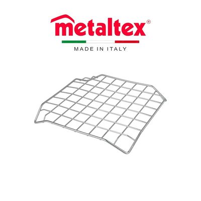 Metaltex Pot Stand Trivet – Chrome Steel Wire 19x19cm, Heat-Resistant Kitchen Hotplate