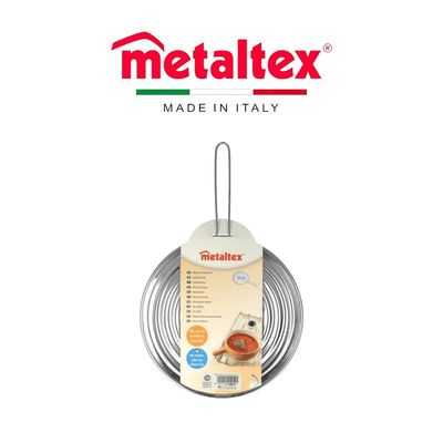 Metaltex Flame Distributor – 19cm Galvanized Perforated Steel, Tin-Plated Gas Stove Heat Diffuser