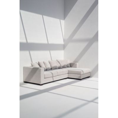 L-Shape Sofa fabric sofa L100xW300xH82 - Beige