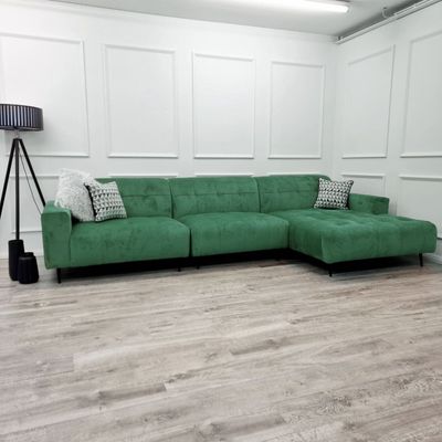 3 Piece Sectional Sofa  L100xW335xH78 - Green