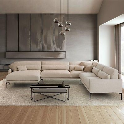 5 Seater Corner Sofa L260xW280xH75 - Beige
