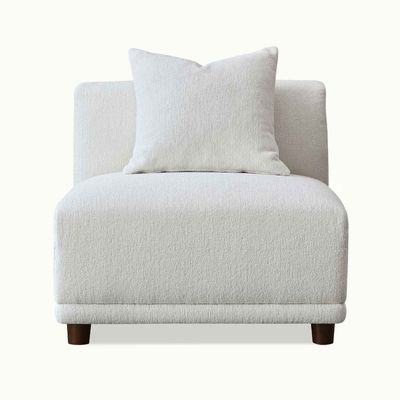 Boucle Modular Corner Sofa L100xW360xH70 - White