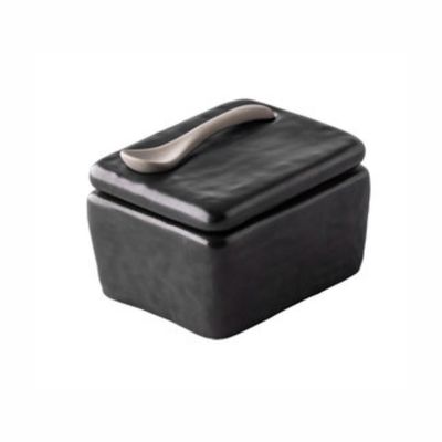 Stylepoint Black Pepper/Salt Set with Mini Spoon Included