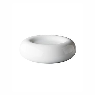 Stylepoint Q Basic White Donut Plate – 22 cm Diameter, 7.1 cm Height