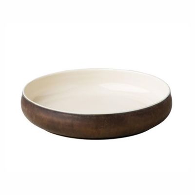 Stylepoint Deep Plate with Metallic Gold Exterior, 24 cm x 5 cm