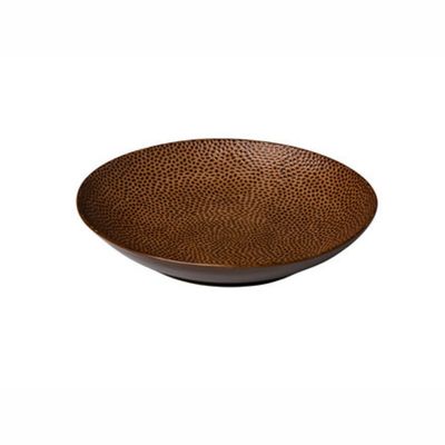 Stylepoint Leopard Pattern Coupe Pasta Plate, 25.5 cm