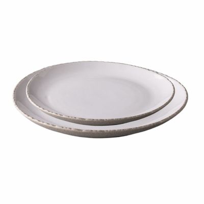 Stylepoint White Natura Ceramic Plate, 16 cm, Set of 2