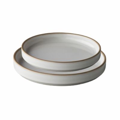 Stylepoint Japan White Ceramic Plate, 15 cm, Set of 2