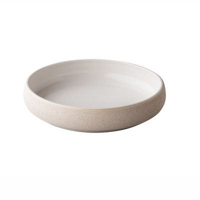 Stylepoint Curved Volcanic Bowl, 24 cm, White