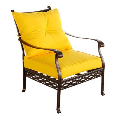 Outdoor Sofa Set -Phil-COF-SET-004-105x55x45 CM-Alminium-Yellow  