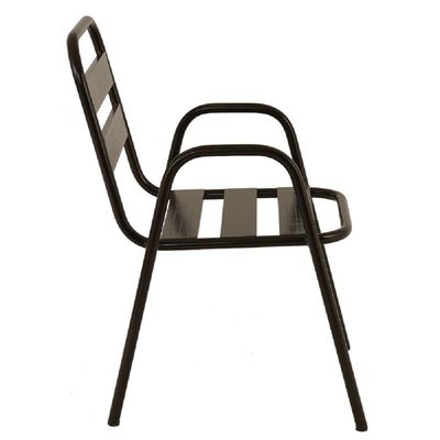 Schondor-Outdoor-Balcony set- Millan- 002-Black Frame-Beige cushion 