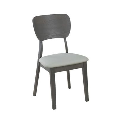 Modern Grey Dining Chair with Padded Seat, Ideal for Kitchen, Dining Room and Living Space(One Piece)