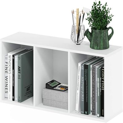 Bookcase and accessory Display Unit of wood 3Tier White Bookcase and accessory Display Unit of wood 3Tier White