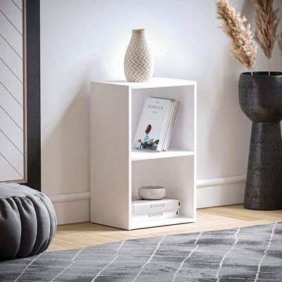 Bookcase and accessory Display Unit of wood 3Tier White