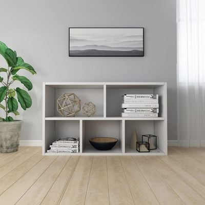 Multifunctional Storage Shelf for Kid's Room and Office Organizer for Toys Books and Office Supplies Modern Design White
