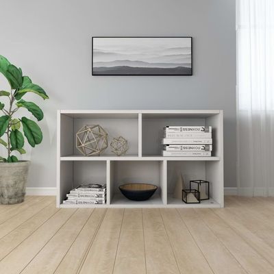 Multifunctional Storage Shelf for Kid's Room and Office Organizer for Toys Books and Office Supplies Modern Design White